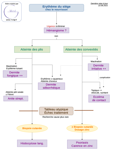 Erythème fessier du nourrisson - MedG